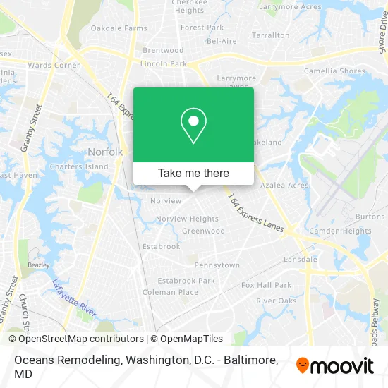 Oceans Remodeling map