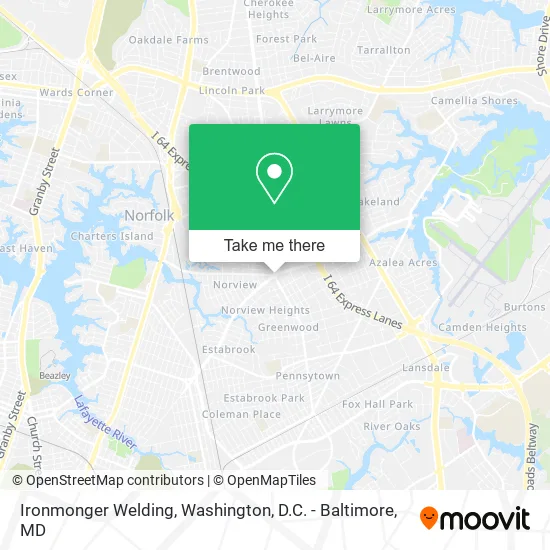 Ironmonger Welding map