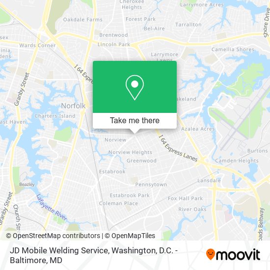 JD Mobile Welding Service map