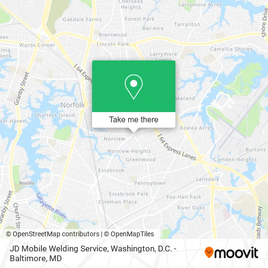 JD Mobile Welding Service map