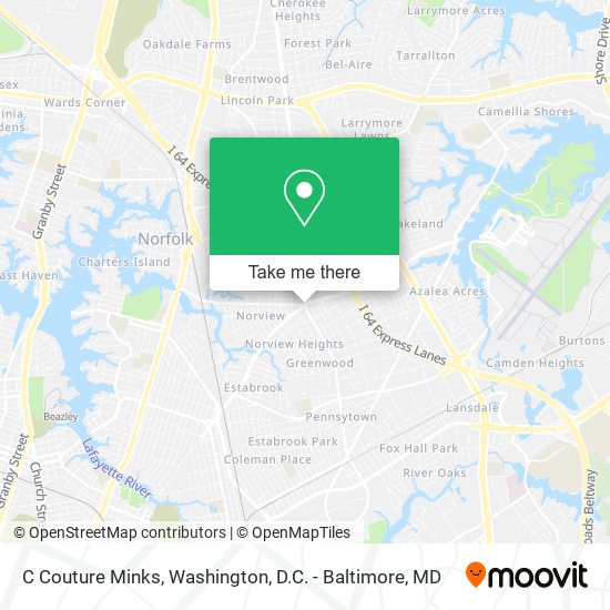 C Couture Minks map