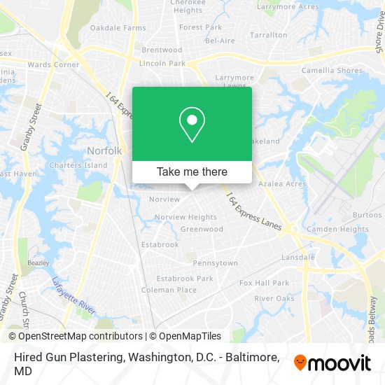 Hired Gun Plastering map
