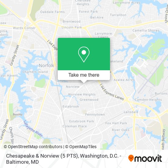 Chesapeake & Norview (5 PTS) map