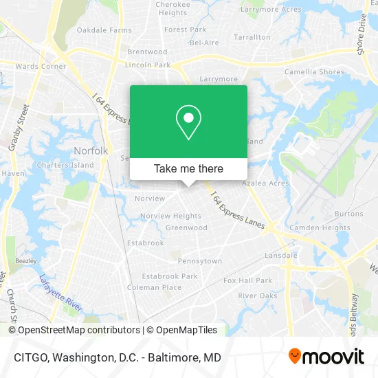 CITGO map