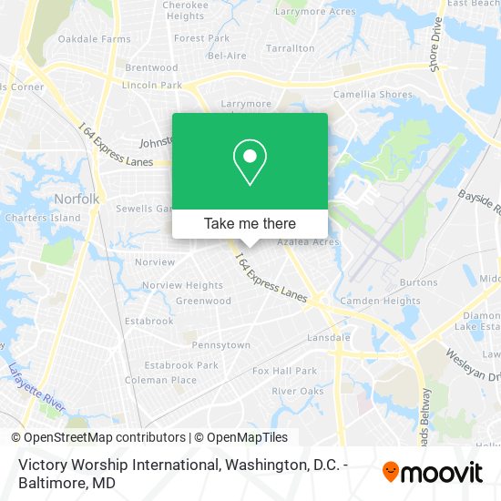 Victory Worship International map
