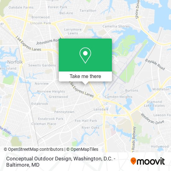 Conceptual Outdoor Design map