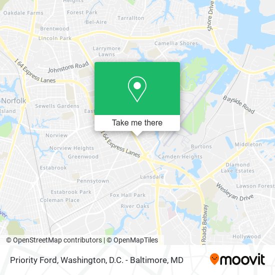 Priority Ford map