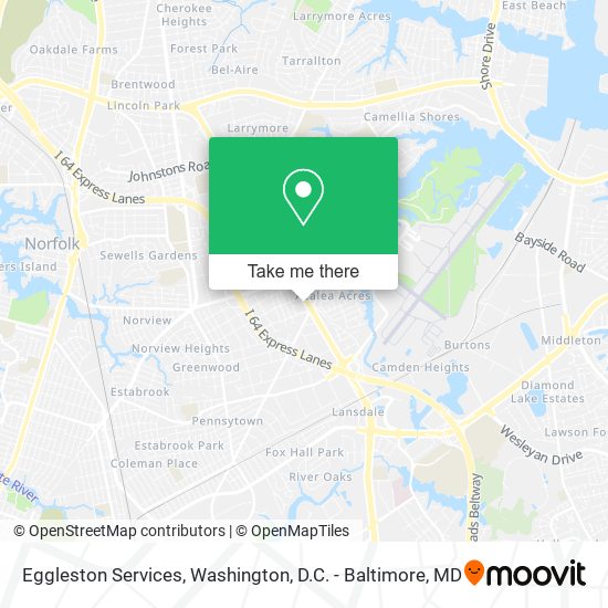 Eggleston Services map
