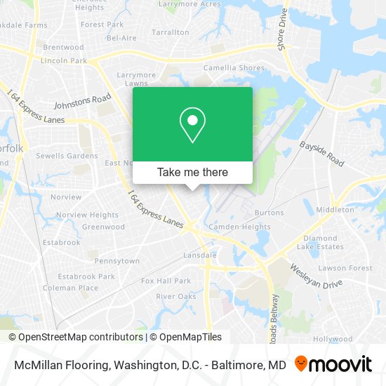 Mapa de McMillan Flooring