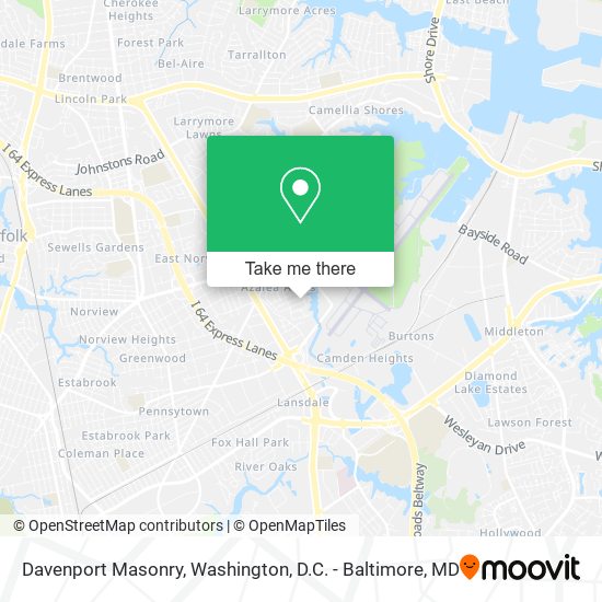 Davenport Masonry map