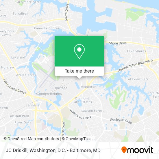 JC Driskill map