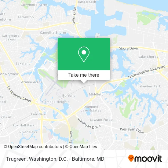 Trugreen map