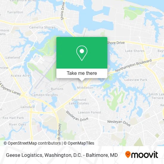 Geese Logistics map
