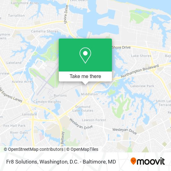 Fr8 Solutions map