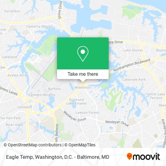 Eagle Temp map