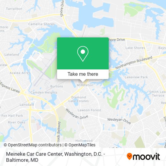 Meineke Car Care Center map