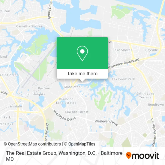 The Real Estate Group map