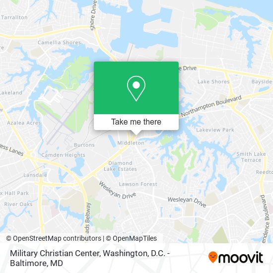 Mapa de Military Christian Center