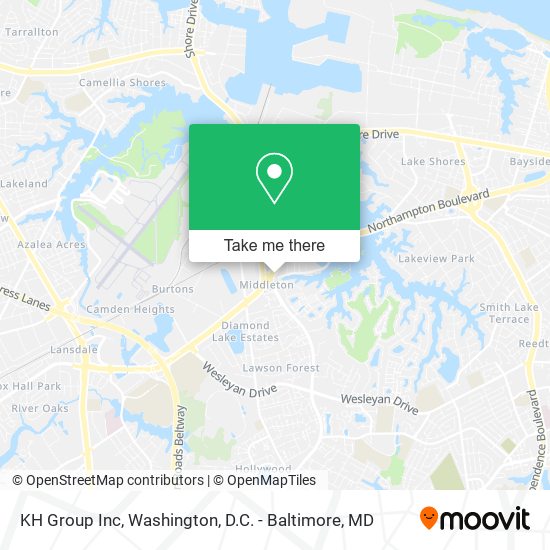 KH Group Inc map