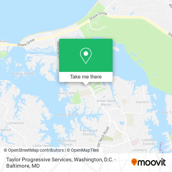 Taylor Progressive Services map