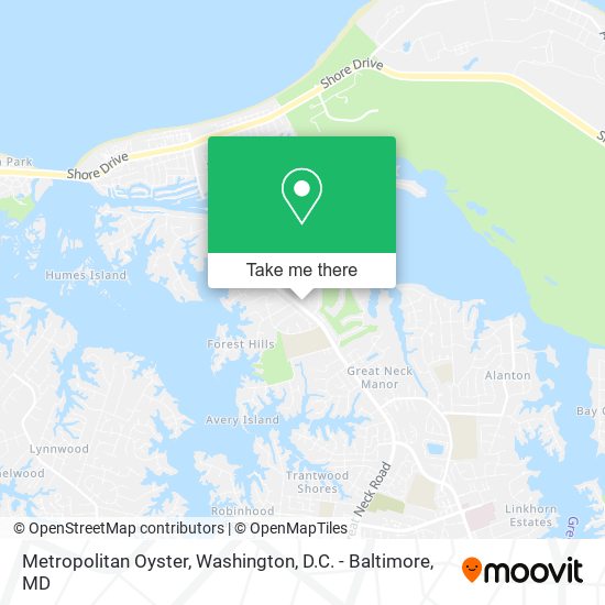 Metropolitan Oyster map