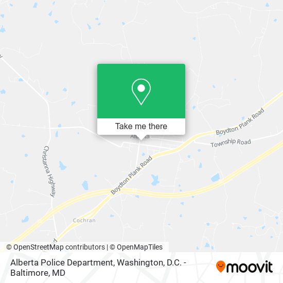 Alberta Police Department map