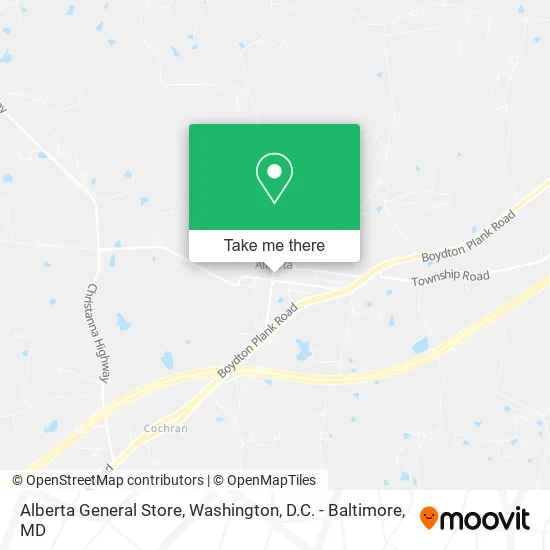 Alberta General Store map