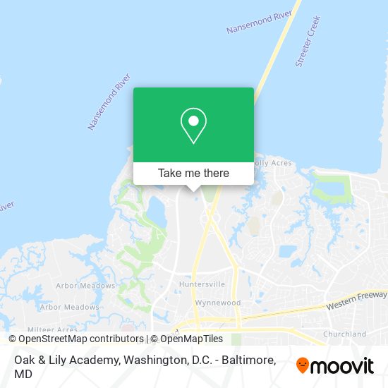 Oak & Lily Academy map