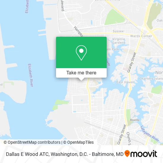 Dallas E Wood ATC map