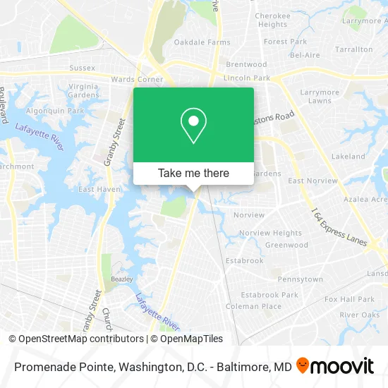 Promenade Pointe map