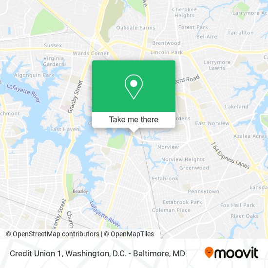 Credit Union 1 map