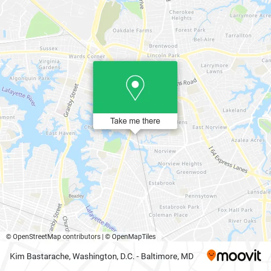 Kim Bastarache map