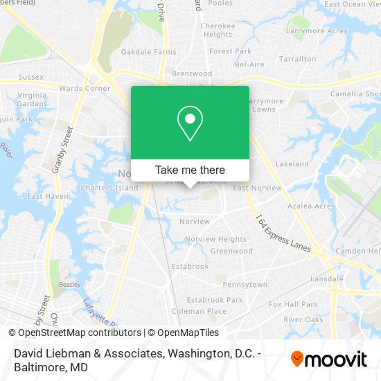 Mapa de David Liebman & Associates