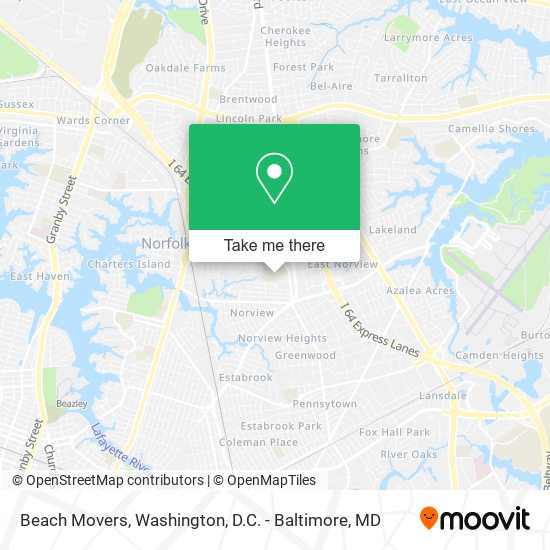 Mapa de Beach Movers
