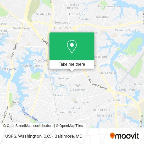 USPS map