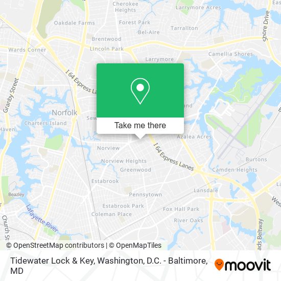Tidewater Lock & Key map