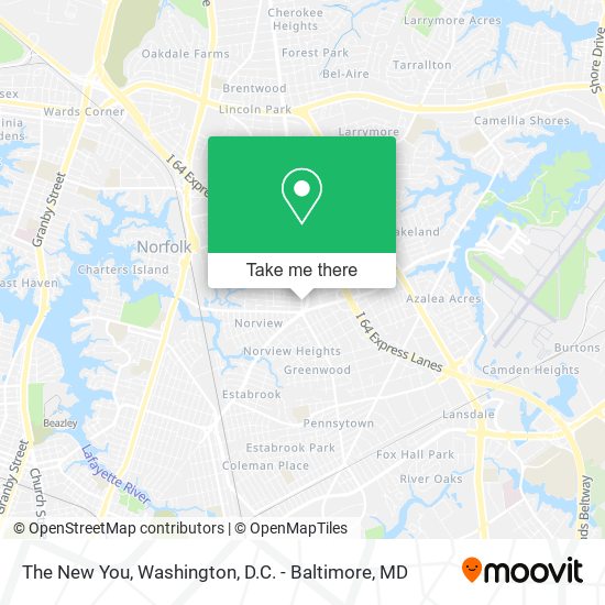 The New You map