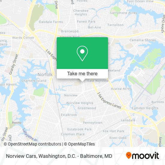 Norview Cars map