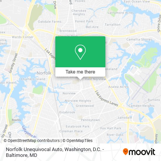 Norfolk Unequivocal Auto map