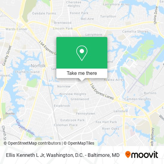 Ellis Kenneth L Jr map