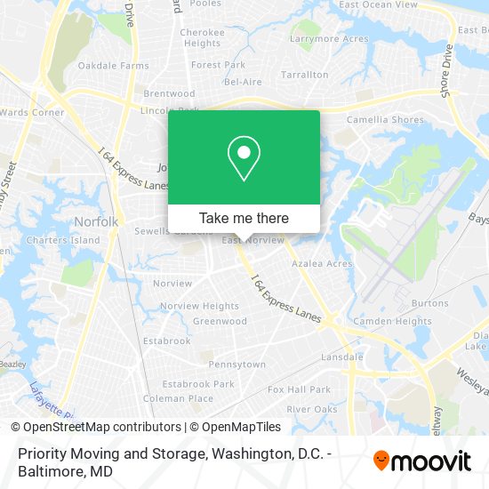 Mapa de Priority Moving and Storage