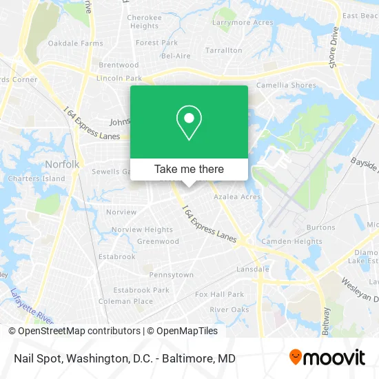 Mapa de Nail Spot