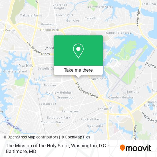 The Mission of the Holy Spirit map