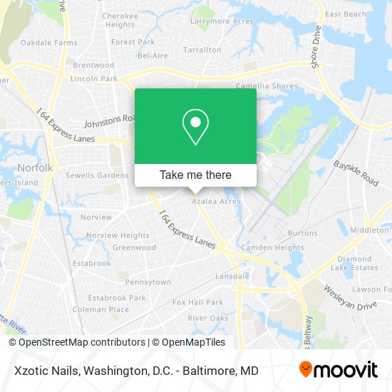 Xzotic Nails map