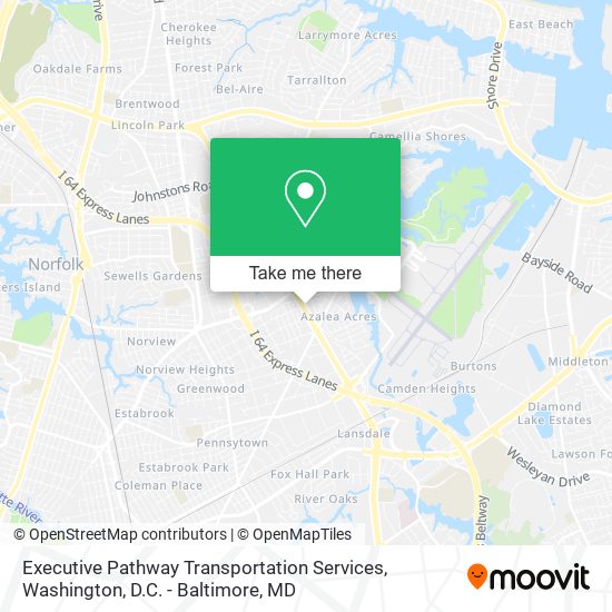 Mapa de Executive Pathway Transportation Services