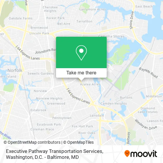 Executive Pathway Transportation Services map