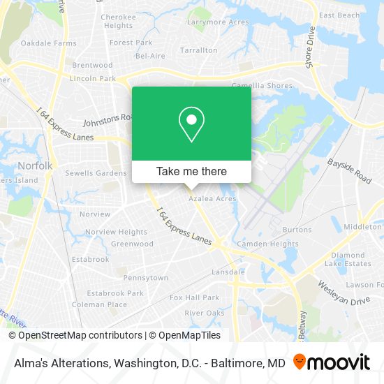 Alma's Alterations map