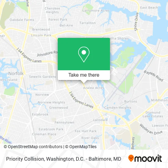 Priority Collision map