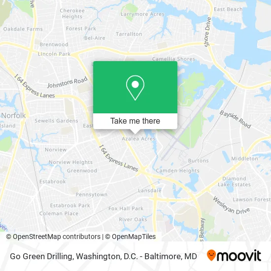 Go Green Drilling map