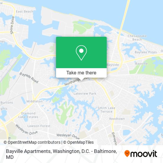 Bayville Apartments map